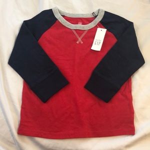 Baby GAP long sleeve baseball tee